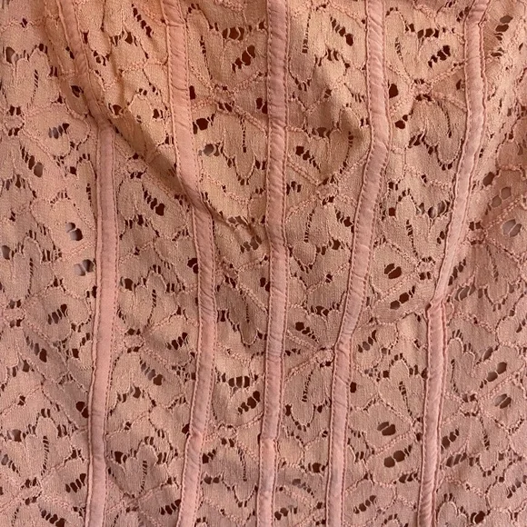 Urban Outfitters Strapless Lace Pink Dress - Picture 2 of 4